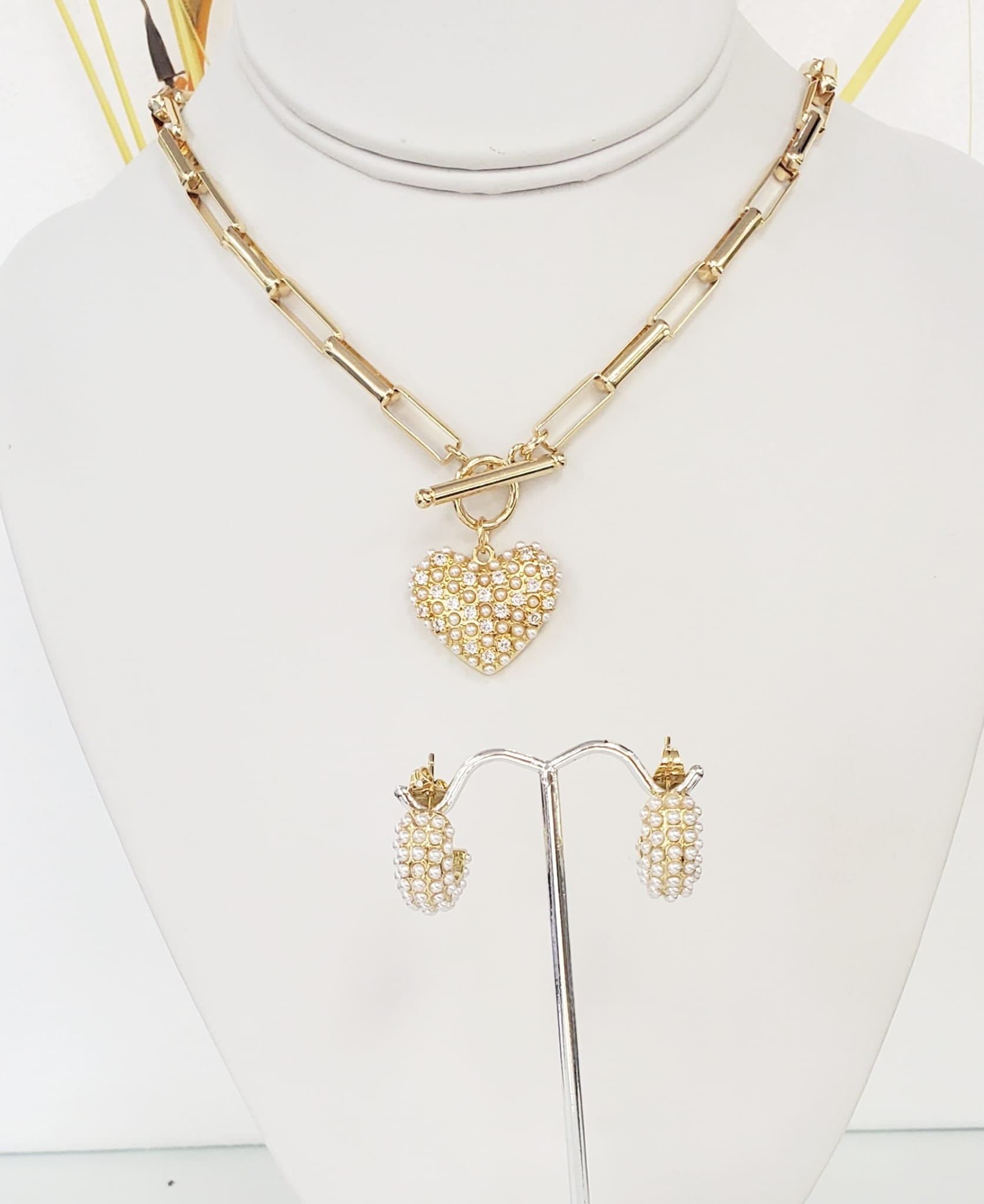 Lovestruck with Paperclip Chain Necklace